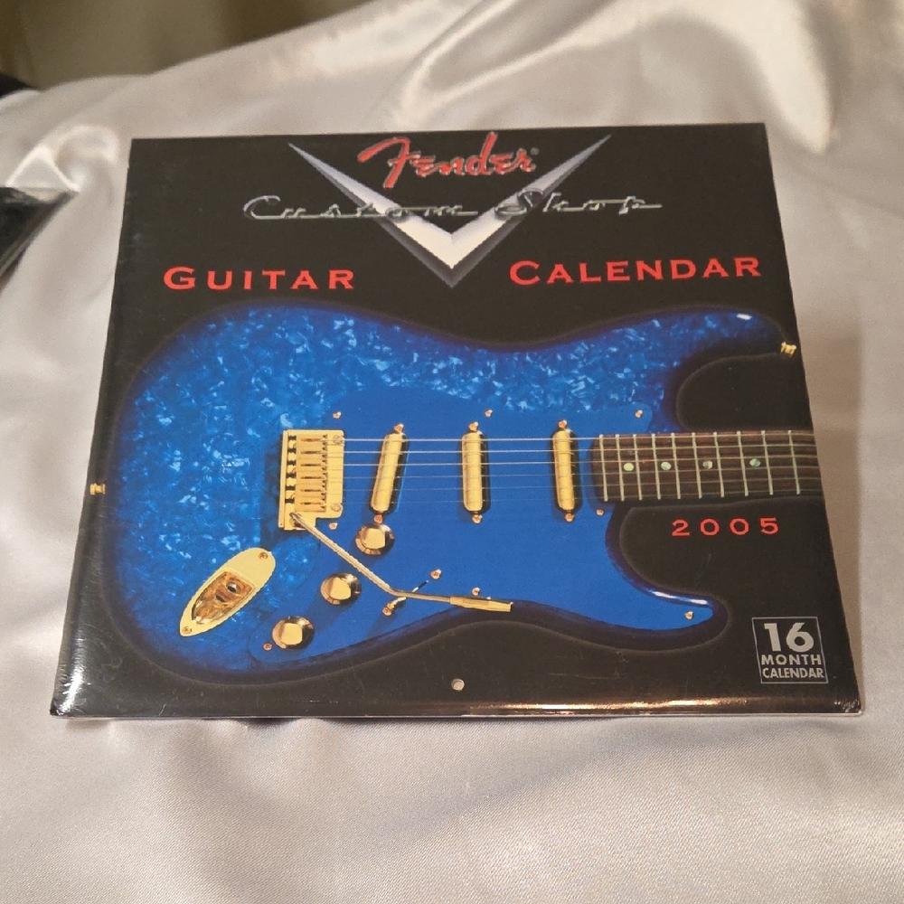Fender Guitar Custom Shop Calendar 2005 Music Guitars Vintage